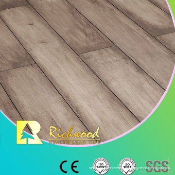 Plancher stratifié imperméable de chêne de texture de Woodgrain de la texture E0 AC4